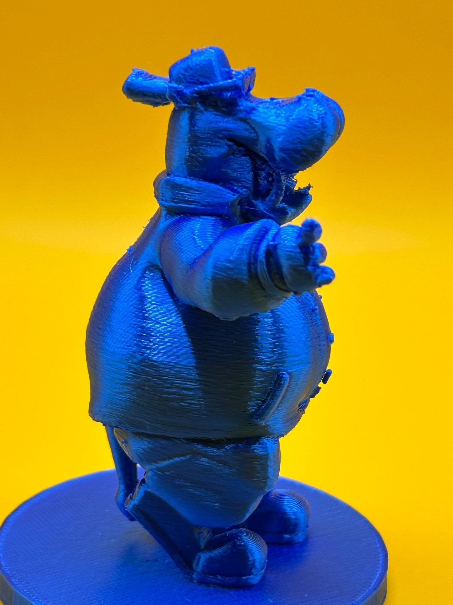 Hungry H. McHippo Figurine - 3D Printed Collectible Character