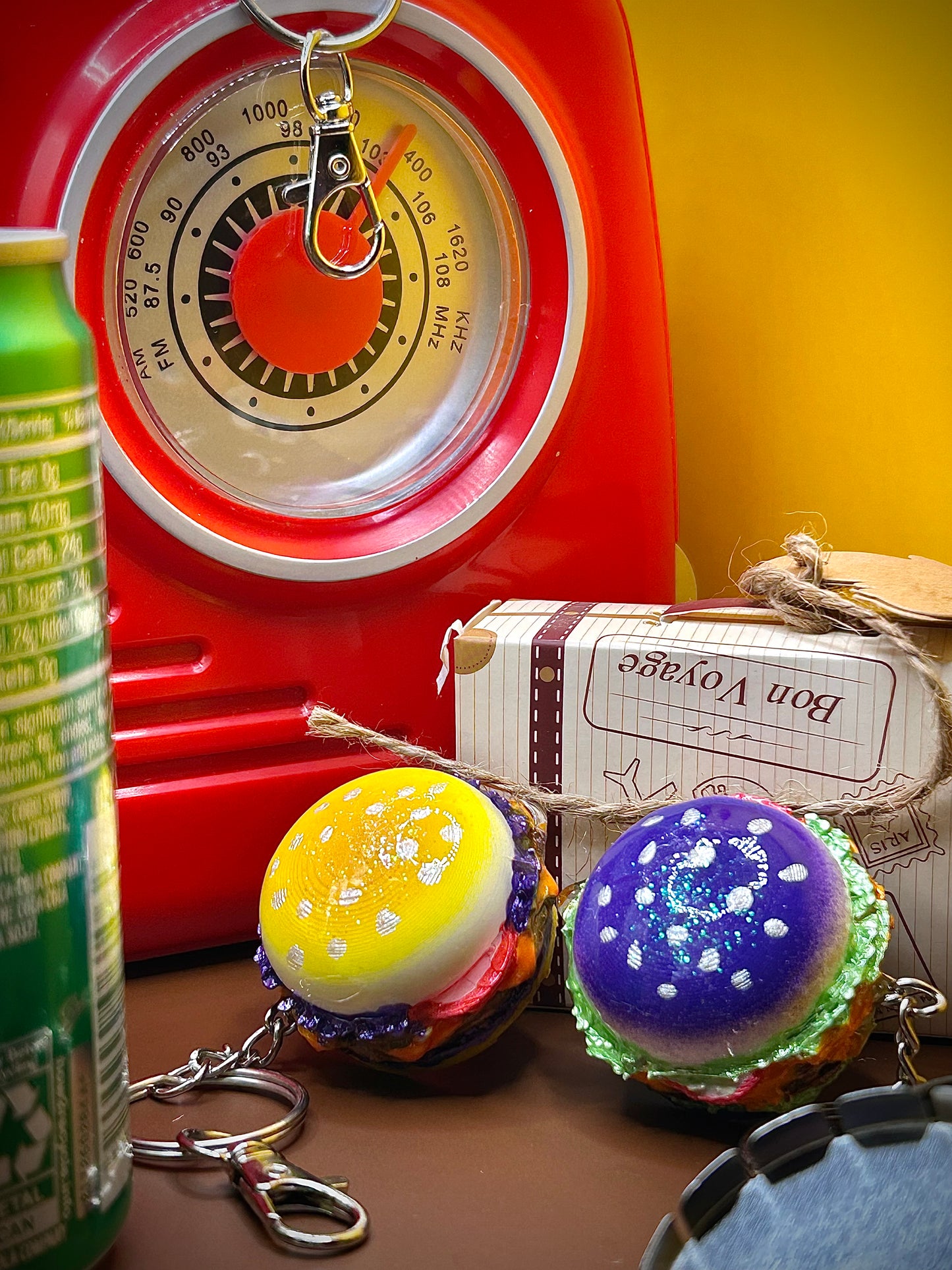 TJB89 Burger keychains
