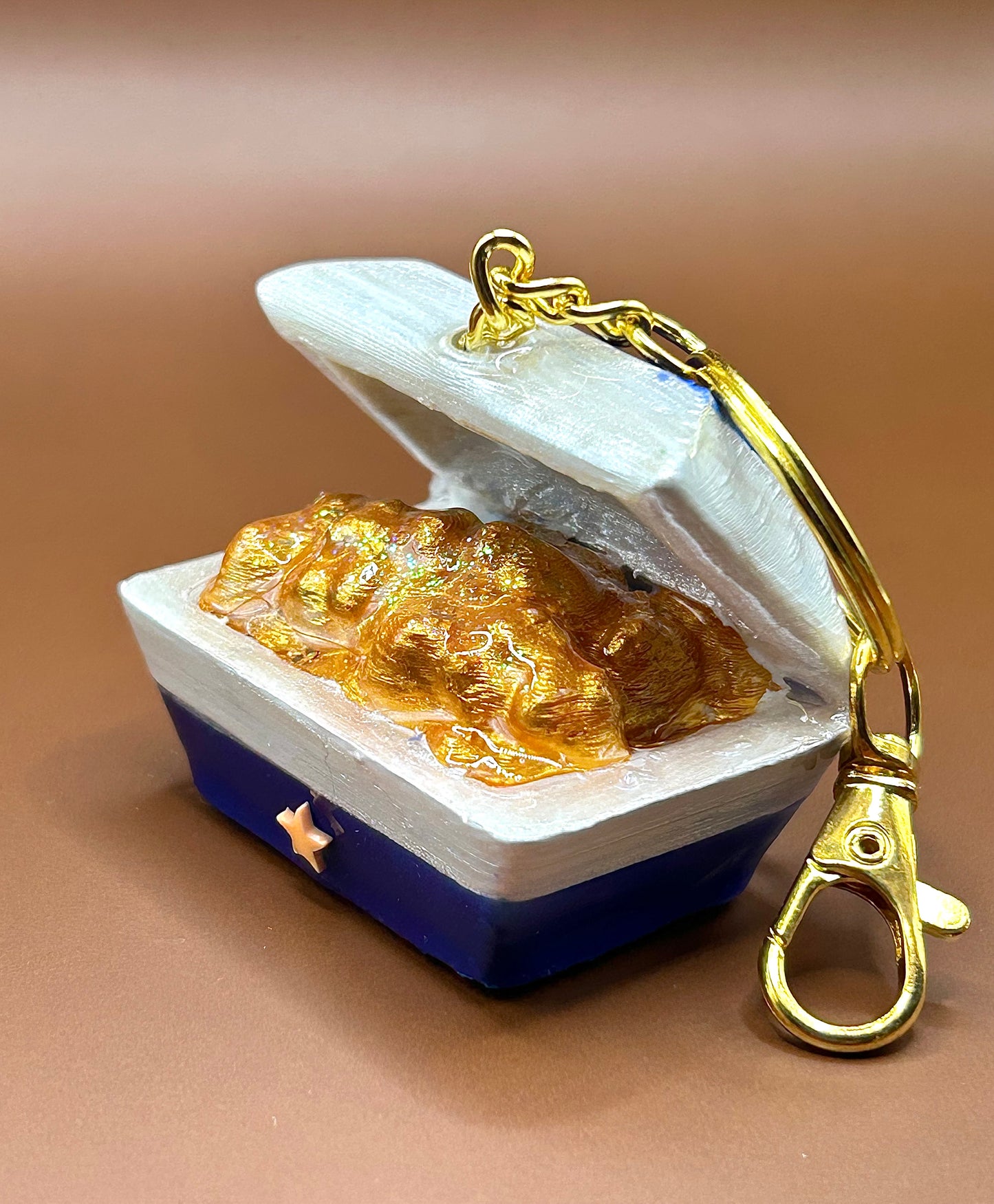 Treasure McSpace Nuggies Keychains - 3D Printed Food Accessories | TheJungleBrunch89