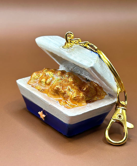 Treasure McSpace Nuggies Keychains - 3D Printed Food Accessories | TheJungleBrunch89