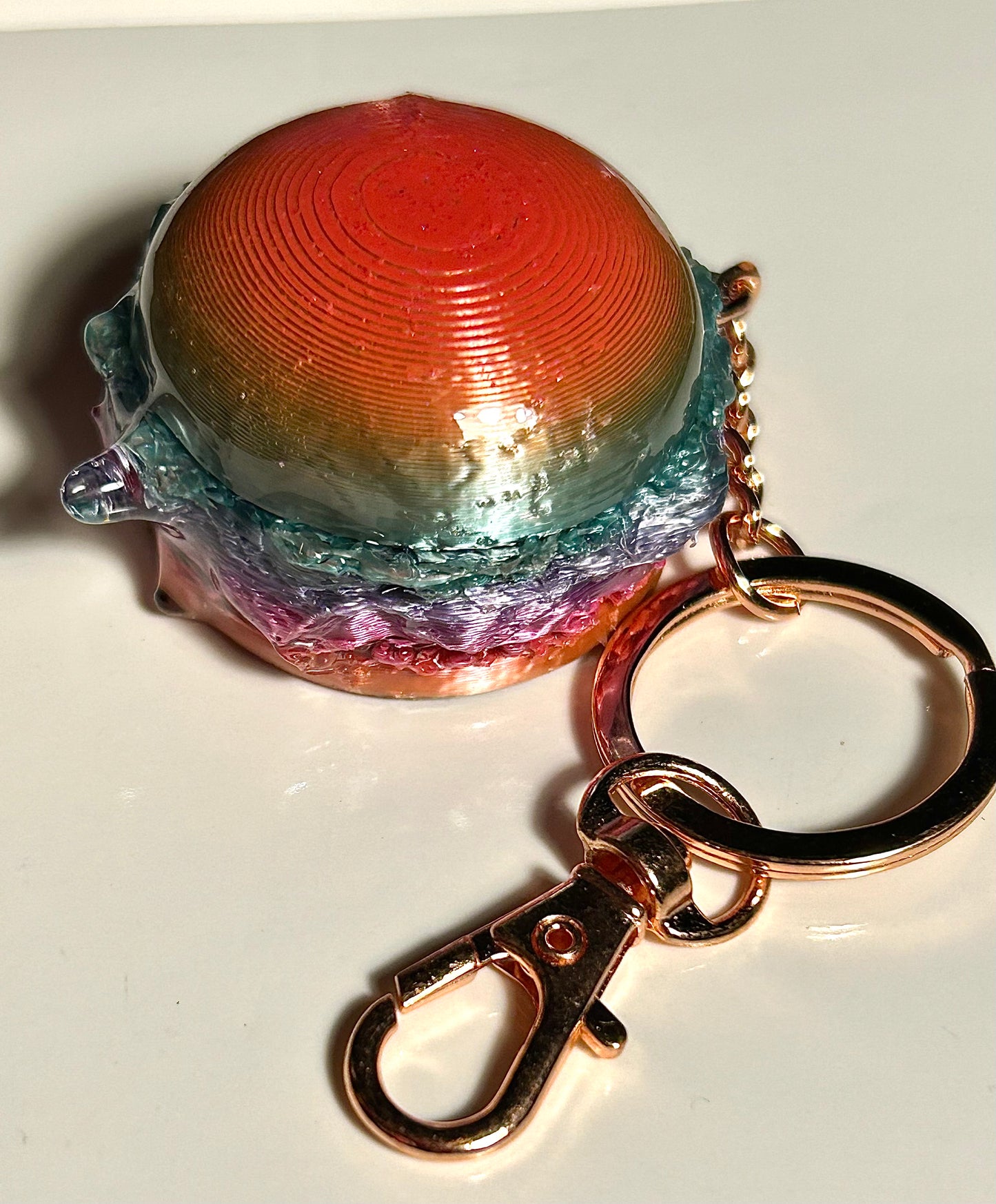 Limited Addition Burger keychains - 3D Printed Food Accessories | TheJungleBrunch89