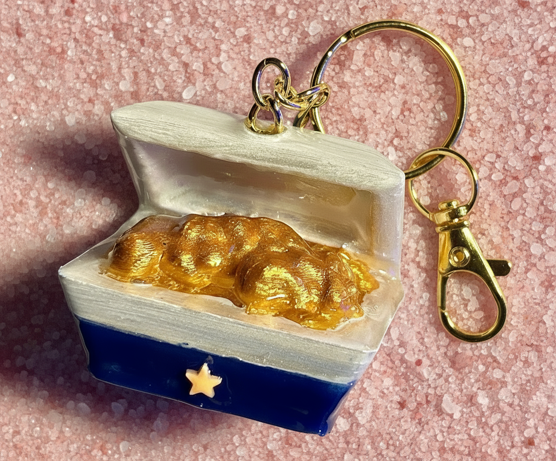 TreasureMcNuggets Keychains - 3D Printed Food Accessories | TheJungleBrunch89