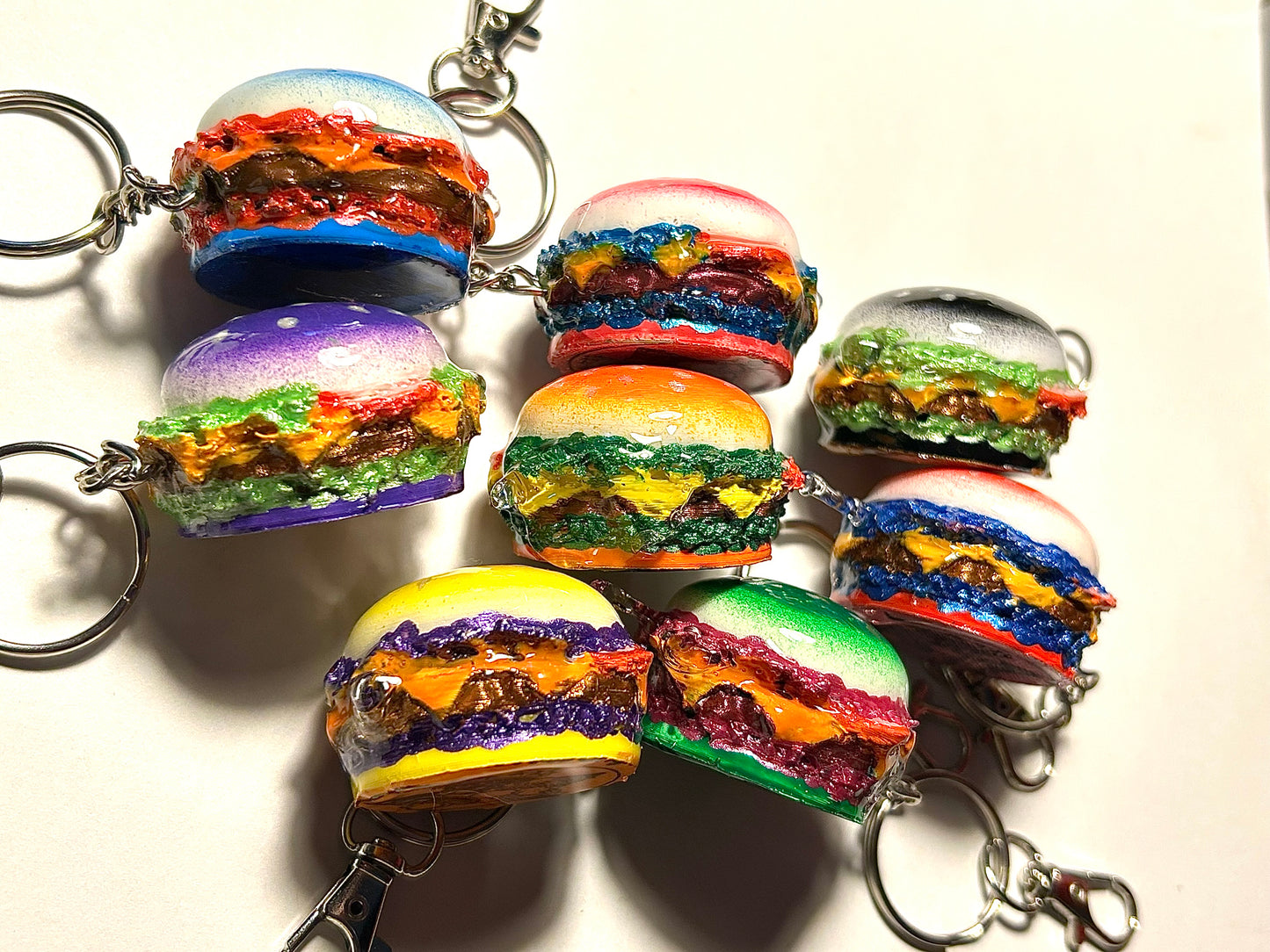 TJB89 Burger keychains