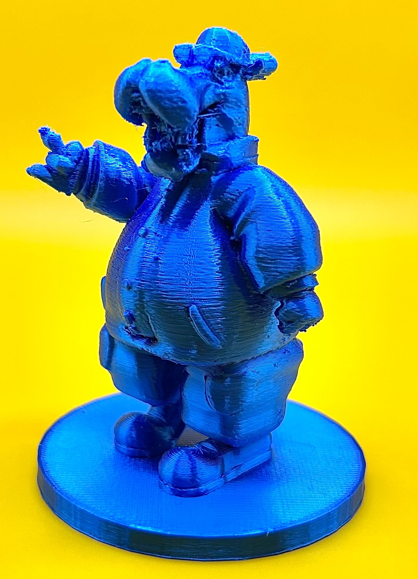 Hungry H. McHippo Figurine - 3D Printed Collectible Character