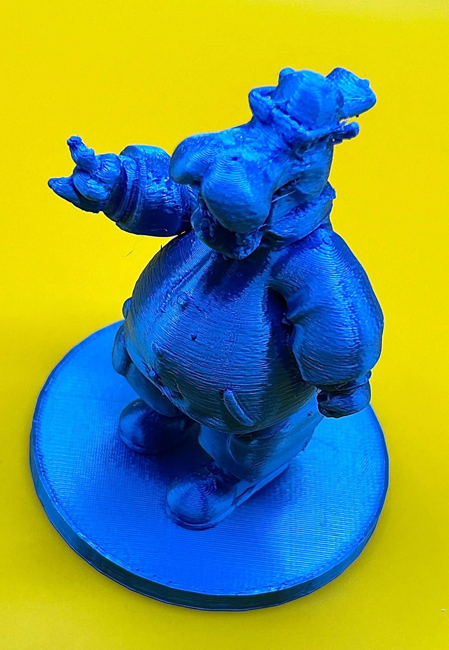Hungry H. McHippo Figurine - 3D Printed Collectible Character