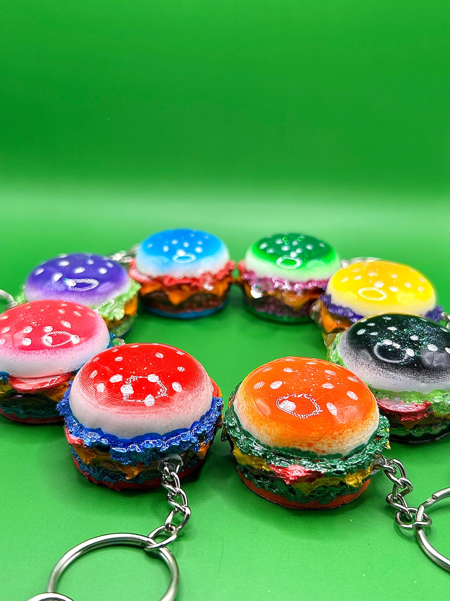 TJB89 Burger keychains