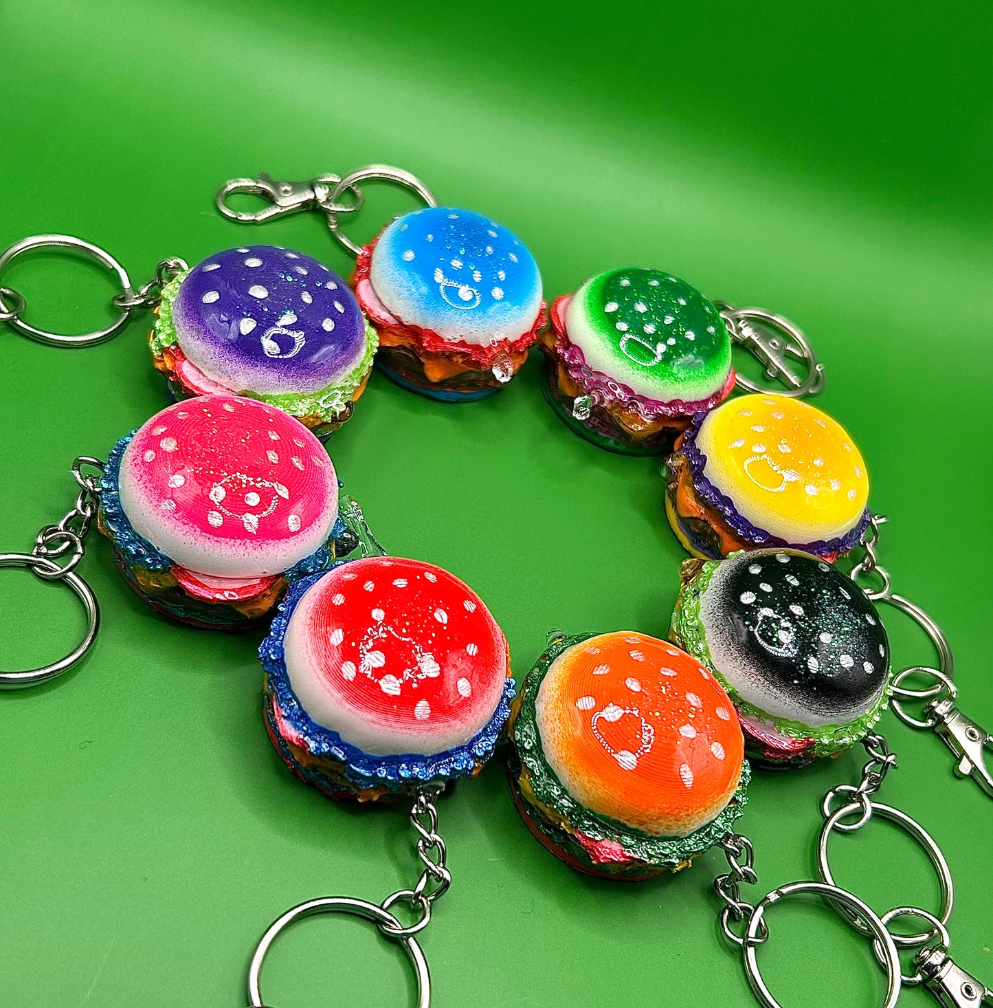 TJB89 Burger keychains