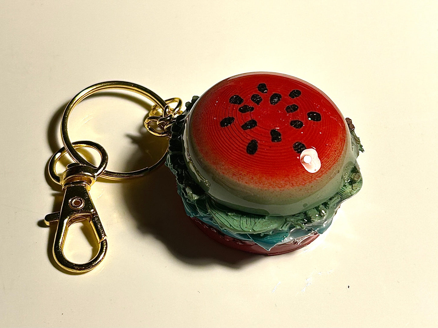 Limited Addition Burger keychains - 3D Printed Food Accessories | TheJungleBrunch89