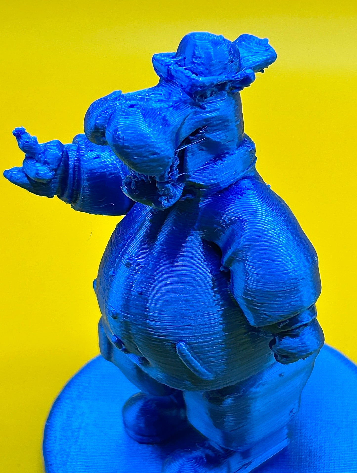 Hungry H. McHippo Figurine - 3D Printed Collectible Character