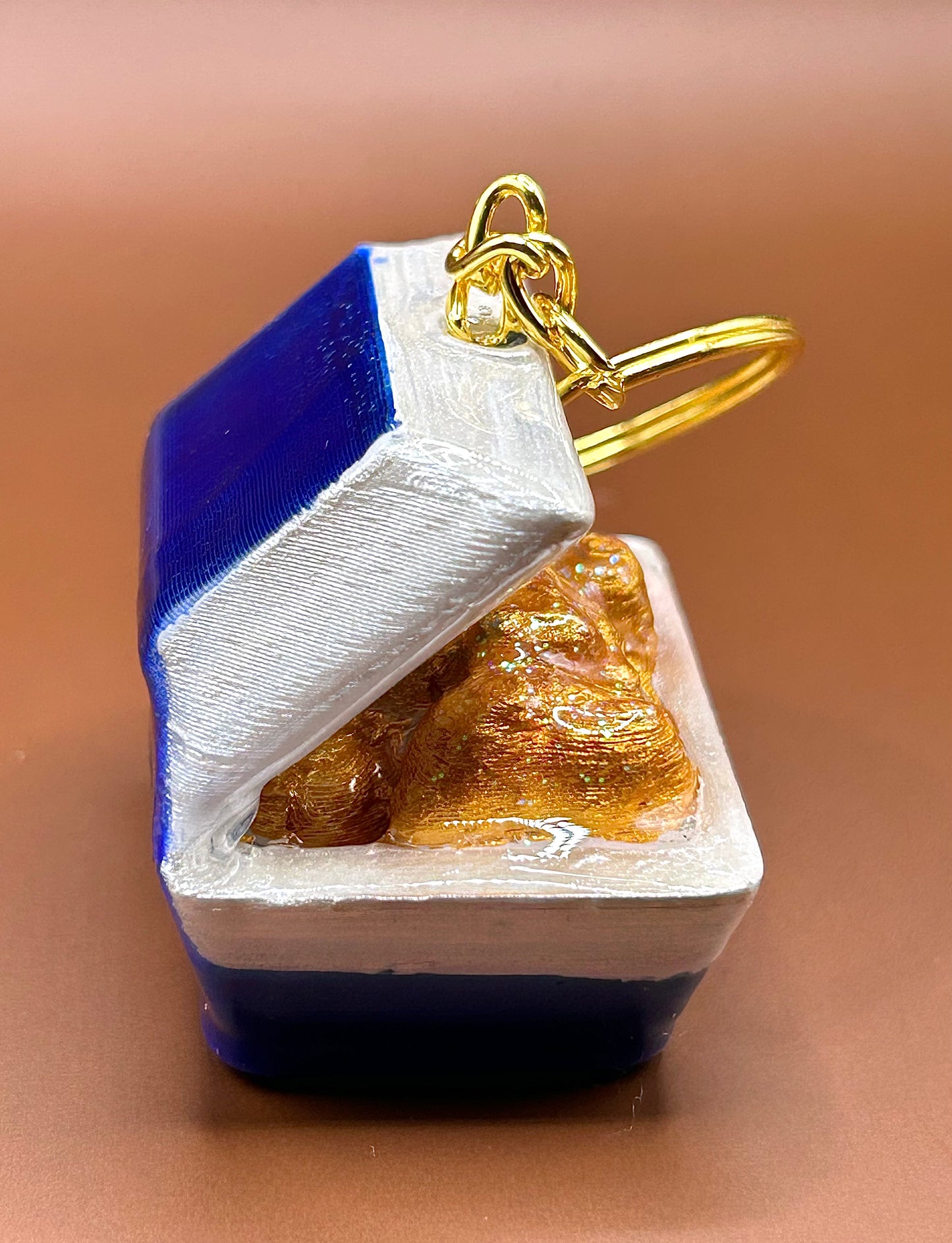 Treasure McSpace Nuggies Keychains - 3D Printed Food Accessories | TheJungleBrunch89