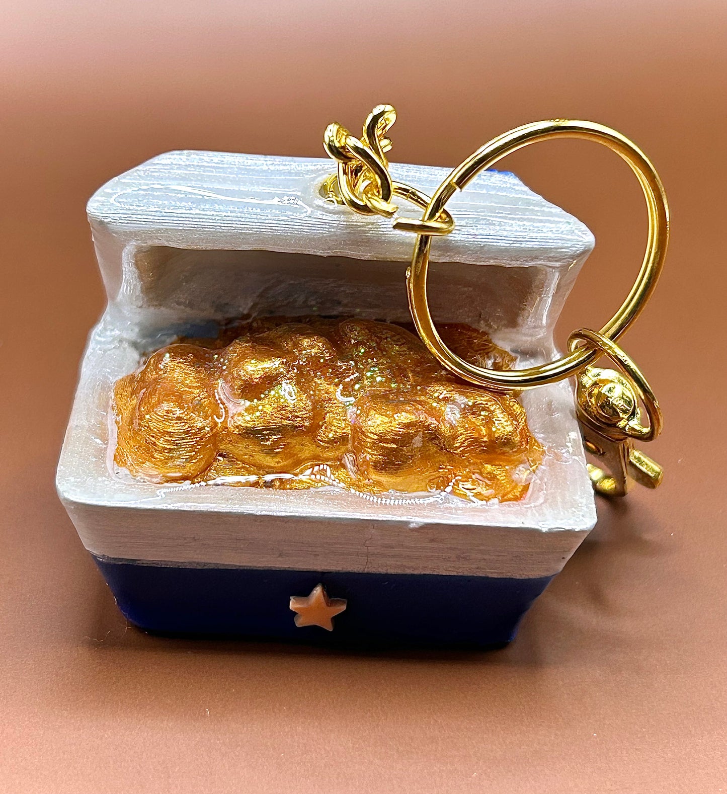 Treasure McSpace Nuggies Keychains - 3D Printed Food Accessories | TheJungleBrunch89