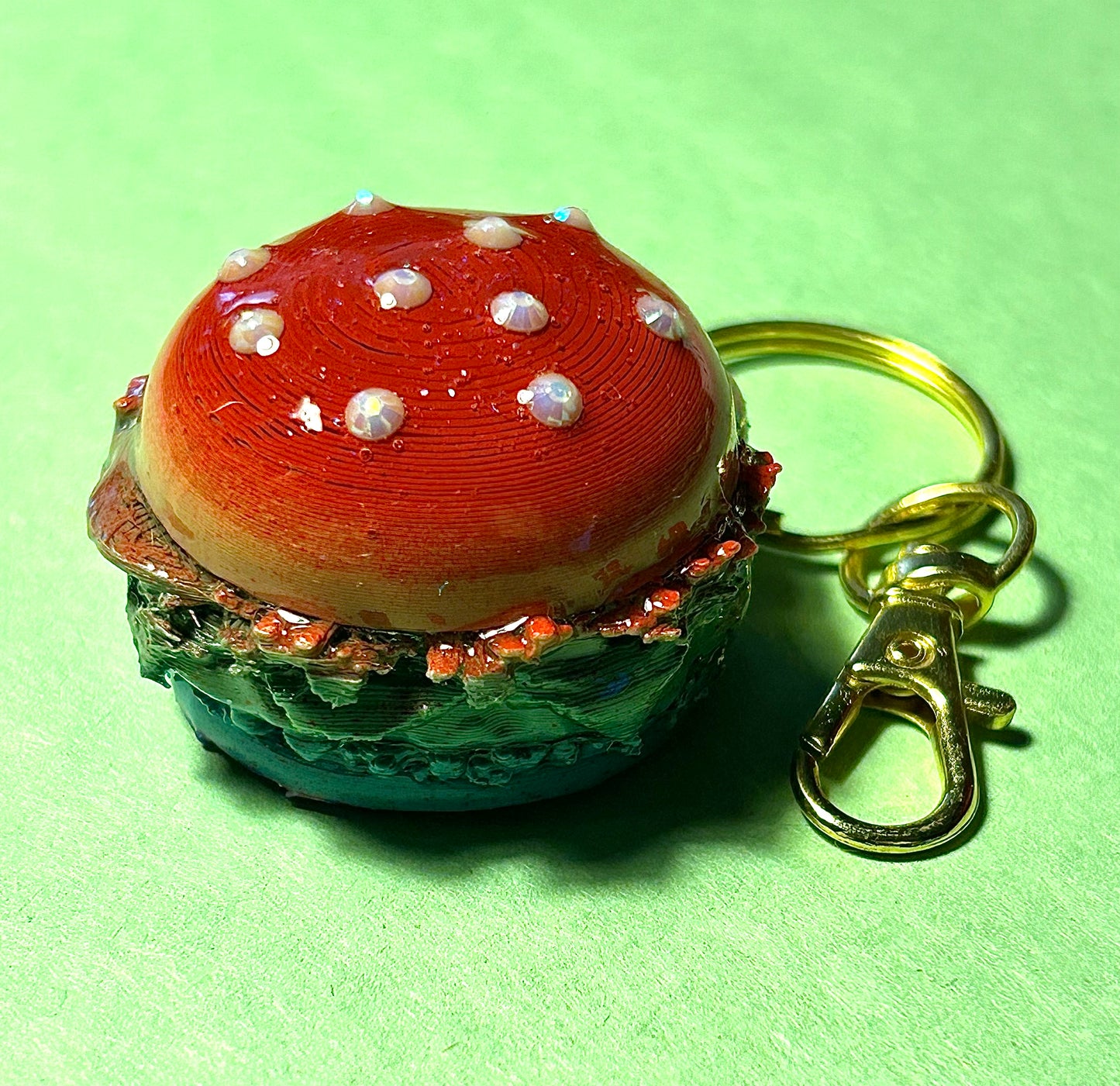 Limited Edition Burger keychains - 3D Printed Food Accessories | TheJungleBrunch89
