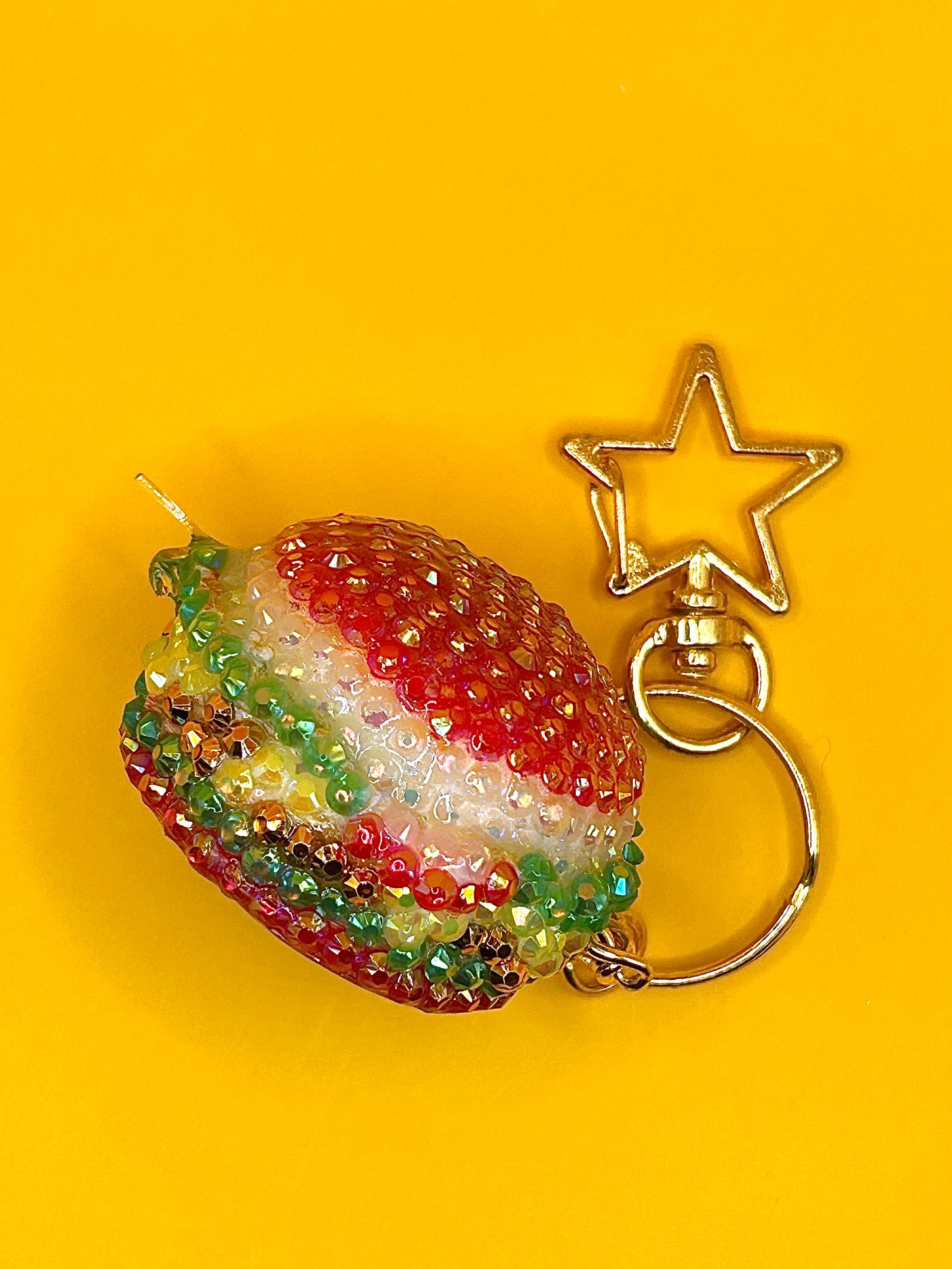 Burger Rhinestone keychain- 3D Printed Food Accessories | TheJungleBrunch89