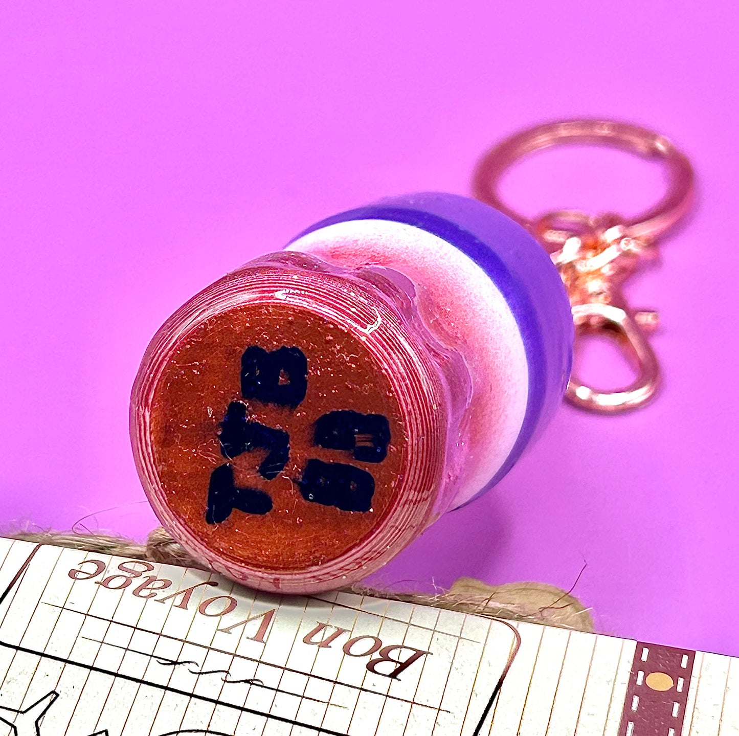 Retro Soda Bottle Keychain - 80s Style Drink Charm, Hand-Painted 3D Print - TJB89 Howdy dreams
