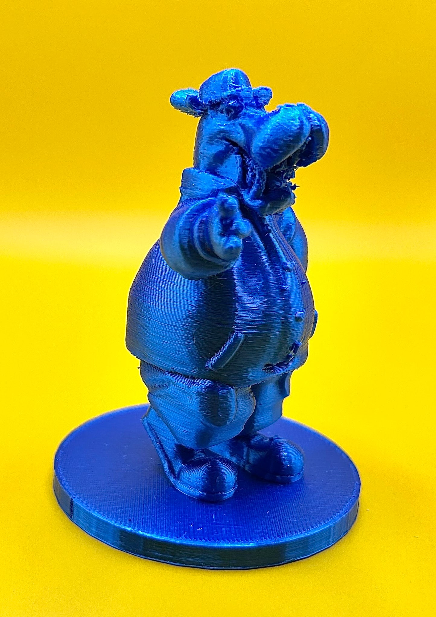 Hungry H. McHippo Figurine - 3D Printed Collectible Character