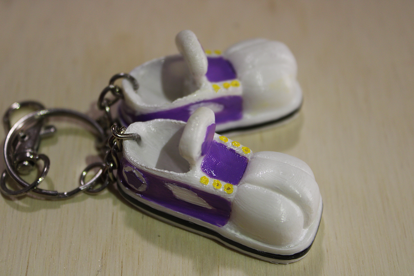 McHippo Shoe Keychains (Purple)