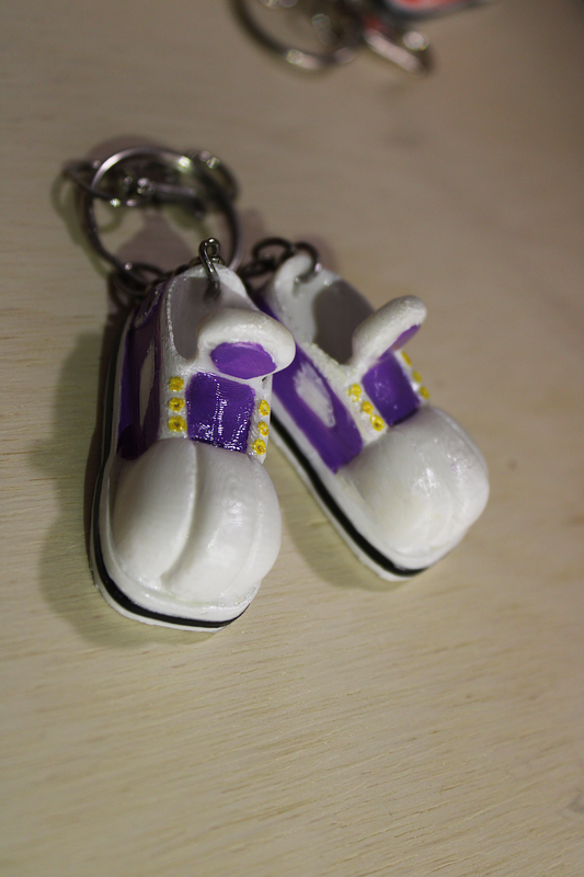 McHippo Shoe Keychains (Purple)