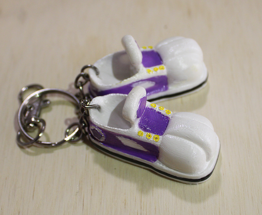 McHippo Shoe Keychains (Purple)
