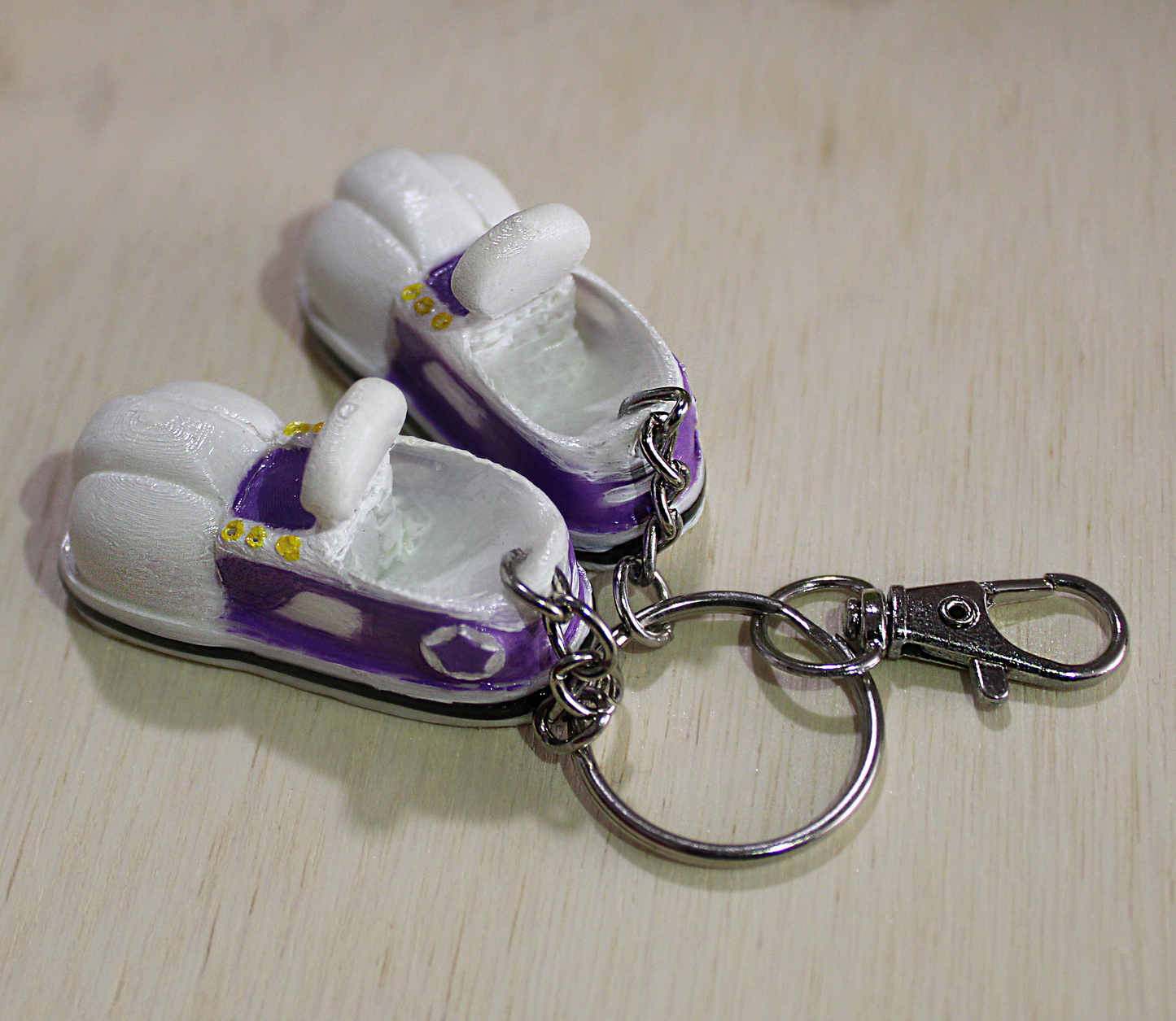 McHippo Shoe Keychains (Purple)