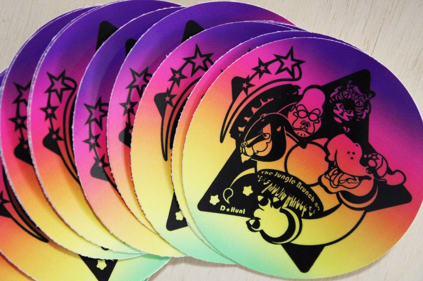 TJB89- Gradient Stickers
