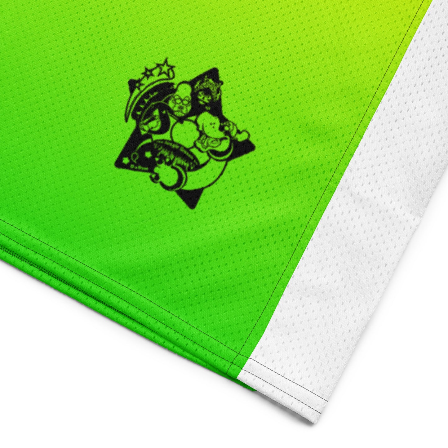Colorful sports jersey with 'The Jungle Brunch' branding and number 89 on a white background