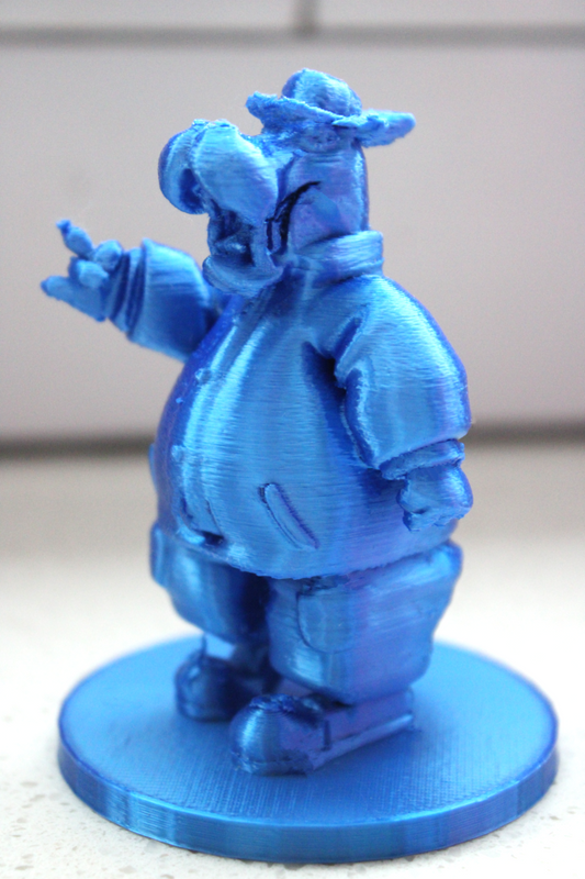 Hungry H. McHippo Figurine - 3D Printed Collectible Character