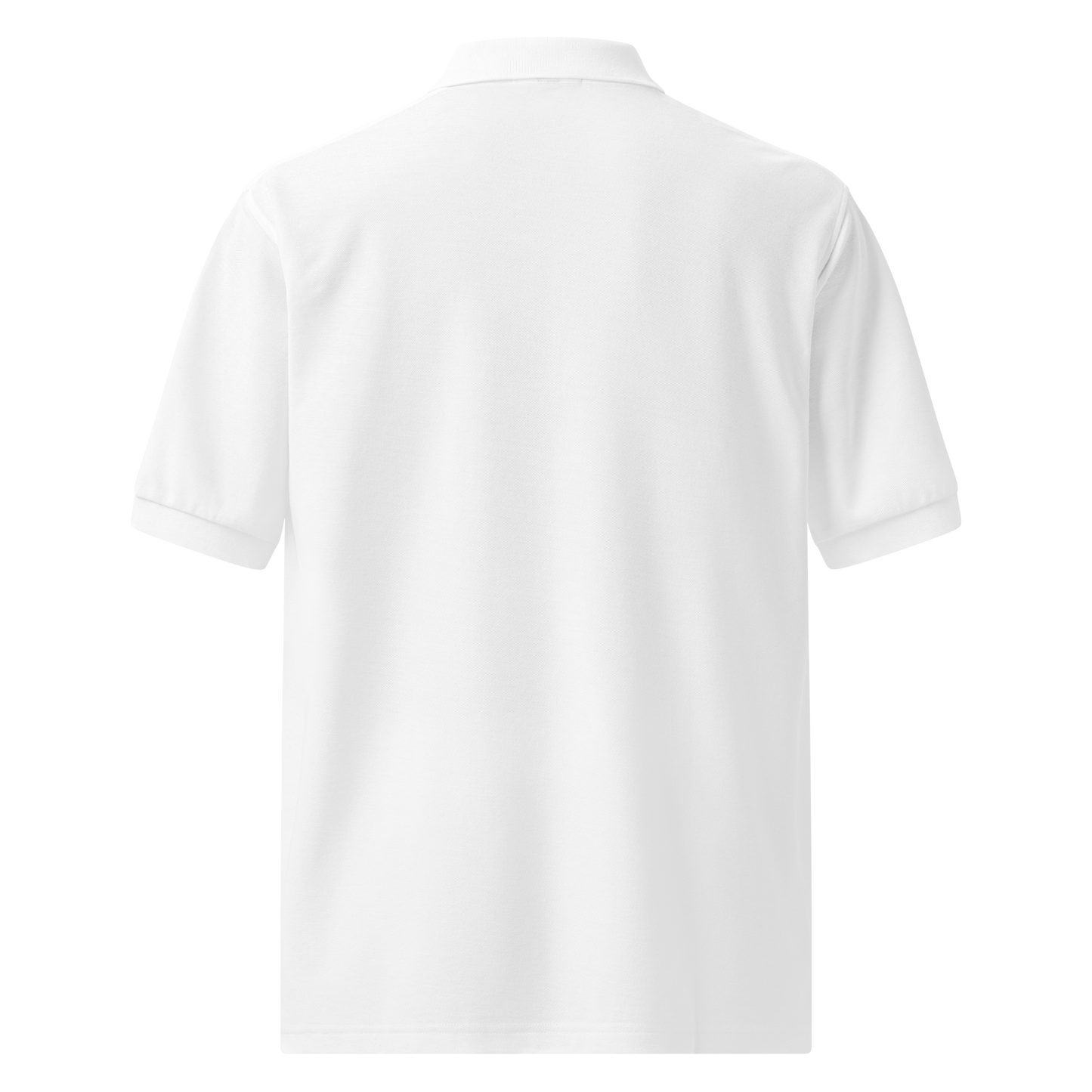 White polo shirt on a background